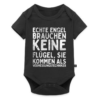 Vermessungstechniker Landvermesser Tolle - Baby Premium Kurzarmbody - Schwarz - Vorne