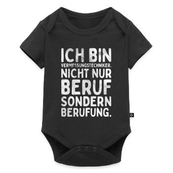 Vermessungstechniker Landvermesser Tolle - Baby Premium Kurzarmbody - Schwarz - Vorne