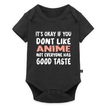 It's Okay If You Don't Like Anime Not Everyone - Baby Premium Kurzarmbody - Schwarz - Vorne
