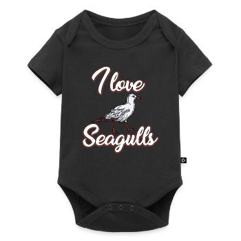 J’adore les mouettes - Body à manches courtes Premium Bébé - noir - Devant
