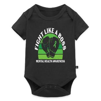 Be Kind To Your Mind Mental Health Matters - Baby Premium short-sleeve bodysuit - black - Front