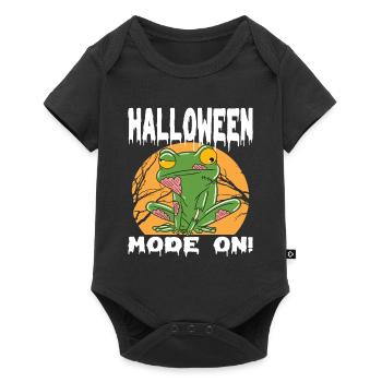Halloween Zombie Animals Halloween Frog - Baby Premium short-sleeve bodysuit - black - Front