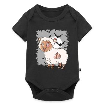 Halloween Zombie Sheep Halloween - Baby Premium short-sleeve bodysuit - black - Front