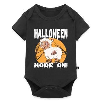 Halloween Zombie Animaux Halloween Moutons - Body à manches courtes Premium Bébé - noir - Devant