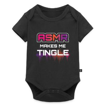 ASMR Makes Me Tingle - Baby Premium Kurzarmbody - Schwarz - Vorne