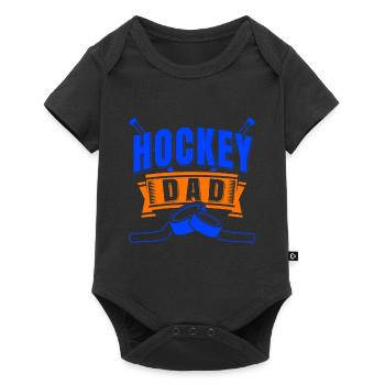 Hockey Dad Awesome Cool Dad Designs T-Shirt - Baby Premium short-sleeve bodysuit - black - Front
