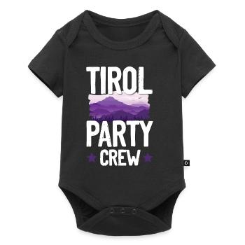 Tirol Party Crew - Body à manches courtes Premium Bébé - noir - Devant