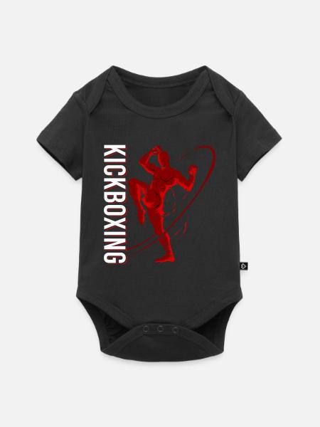 Kickboxer Martial Arts Kickboxing Kickboxen - Baby Premium short-sleeve bodysuit - black