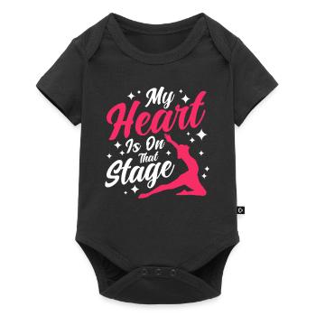 Ballet Dance Ballerina Ballet Dance Gift - Baby Premium short-sleeve bodysuit - black - Front