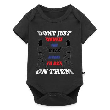 Self-Defense Martial Arts Karate Black Belt - Baby Premium short-sleeve bodysuit - black - Front