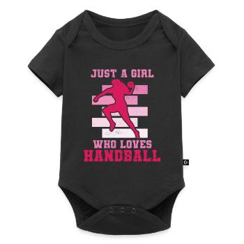 Handball Handball Player Ball Sport - Baby Premium short-sleeve bodysuit - black - Front