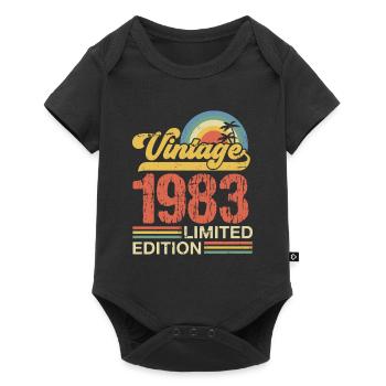 1983 - Body à manches courtes Premium Bébé - noir - Devant
