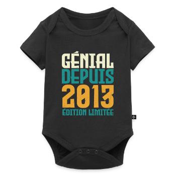 Génial depuis 2013 - Body à manches courtes Premium Bébé - noir - Devant