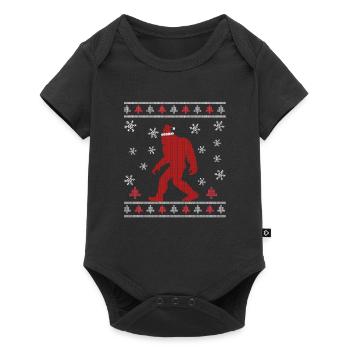 Santasquatch Bigfoot Père Noël Sasquatch - Body à manches courtes Premium Bébé - noir - Devant