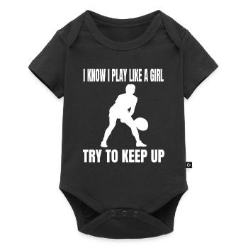 Tennis Filles Joueur de tennis Tennis Club Femme - Body à manches courtes Premium Bébé - noir - Devant
