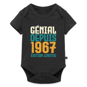 Génial depuis 1967 - Body à manches courtes Premium Bébé - noir - Devant