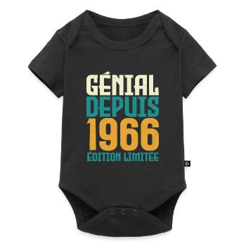 Génial depuis 1966 - Body à manches courtes Premium Bébé - noir - Devant