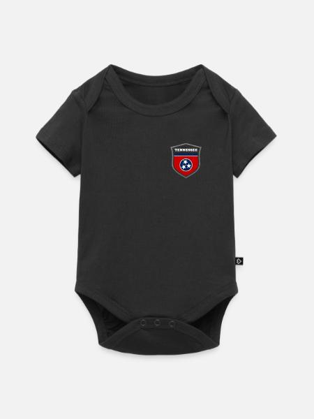 Tennessee - Baby Premium Kurzarmbody - Schwarz