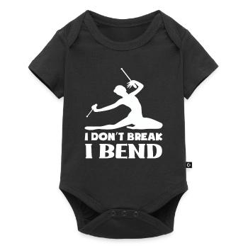 Rhythmic gymnastics Gymnastics - Baby Premium short-sleeve bodysuit - black - Front