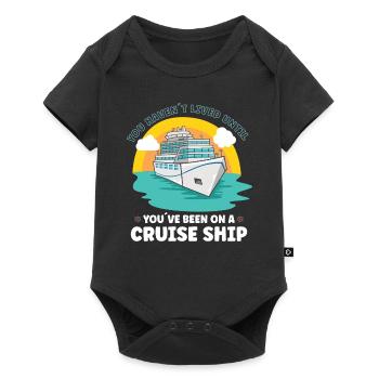 Bateau de navigation Capitaine Navire de croisière - Body à manches courtes Premium Bébé - noir - Devant