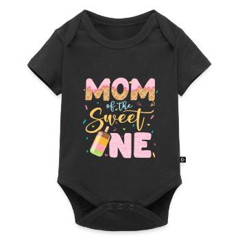Maman Amateur de crème glacée Mère Dictons Gaufrier - Body à manches courtes Premium Bébé - noir - Devant