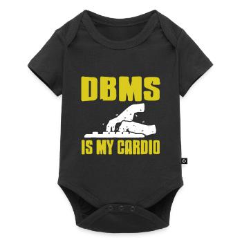 SGBD EST Mon Cardio Rétro Drôle DATA Admin T-Shirt - Body à manches courtes Premium Bébé - noir - Devant