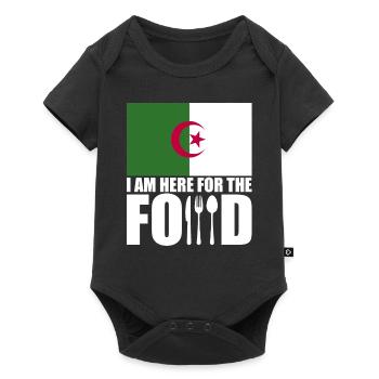 Algeria holiday travel souvenir - Baby Premium short-sleeve bodysuit - black - Front