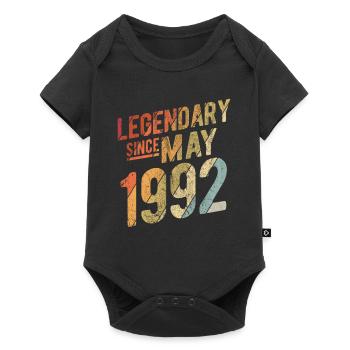 30th Birthday Gift Legendary Since May 1992 30 Yea - Baby Premium Kurzarmbody - Schwarz - Vorne