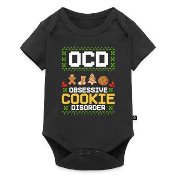 Christmas Cookies Biscuit Baking Christmas biscuits - Baby Premium short-sleeve bodysuit - black - Front