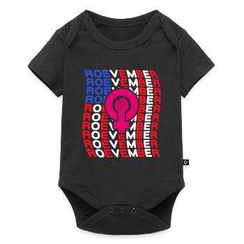 Novembre Roevember Drapeau américain - Body à manches courtes Premium Bébé - noir - Devant