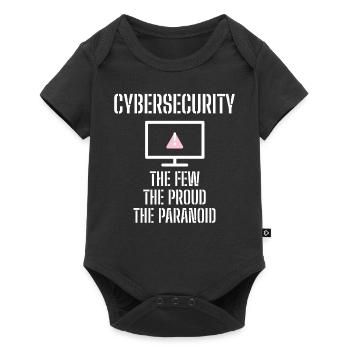 Cybersecurity - IT-Sicherheit Informatiker - Baby Premium Kurzarmbody - Schwarz - Vorne