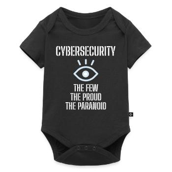 Cybersecurity - IT-Sicherheit Informatiker - Baby Premium Kurzarmbody - Schwarz - Vorne