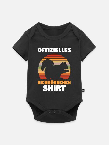 Erdmännchen - Baby Premium Kurzarmbody - Schwarz