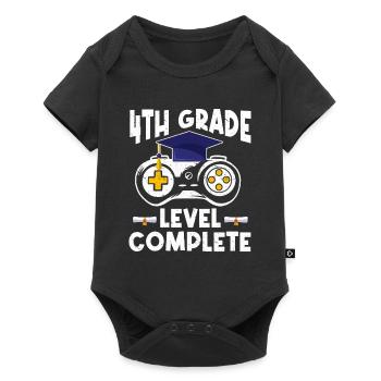 4ème classe Terminé Niveau Terminé Jeu de Joueur - Body à manches courtes Premium Bébé - noir - Devant
