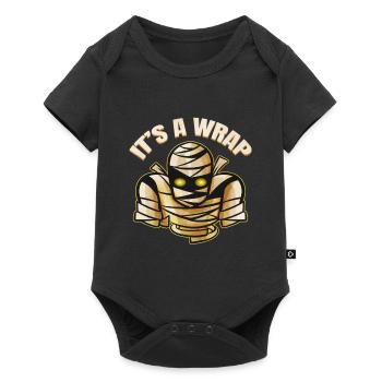 Scary Mummy It's A Wrap Halloween - Baby Premium short-sleeve bodysuit - black - Front