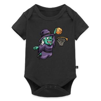 Witch Basketball Sport Creepy Halloween - Baby Premium short-sleeve bodysuit - black - Front