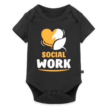 Social Work Occupation Social Worker Social Work - Baby Premium short-sleeve bodysuit - black - Front