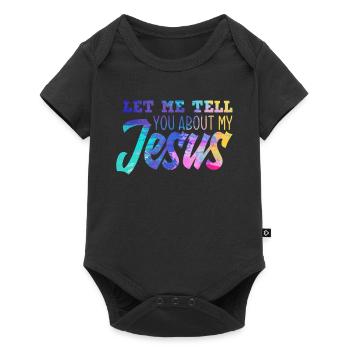 Jésus - Body à manches courtes Premium Bébé - noir - Devant
