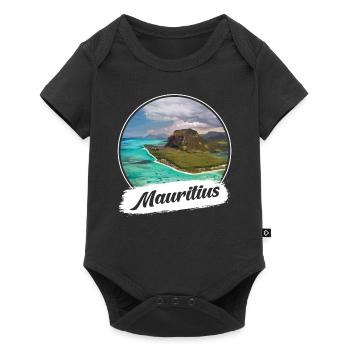 Mauritius Souvenir - Baby Premium short-sleeve bodysuit - black - Front