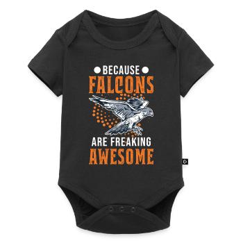 Parce que les Faucons sont effrayants Falke - Body à manches courtes Premium Bébé - noir - Devant