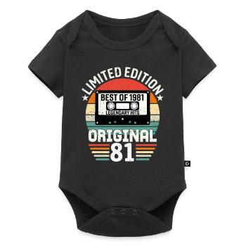 Édition Limitée Du Meilleur De L'original De 1981 - Body à manches courtes Premium Bébé - noir - Devant