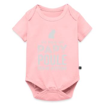 I AM A PAPY HEN NOTHING SCARES ME - Baby Premium short-sleeve bodysuit - rose - Front