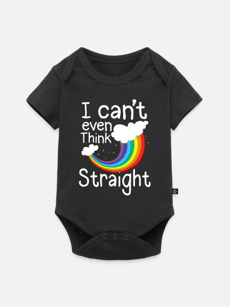 Ich Kann Nicht Einmal Denken - Baby Premium Kurzarmbody - Schwarz