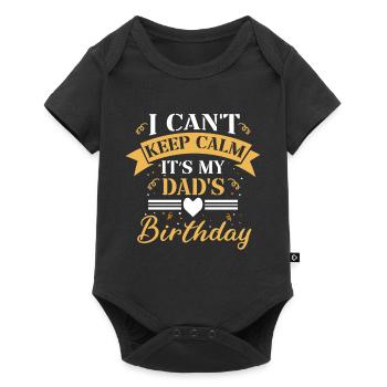 I can't stay calm, it's the - Baby Premium short-sleeve bodysuit - black - Front