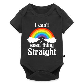 I can't even think - Baby Premium short-sleeve bodysuit - black - Front
