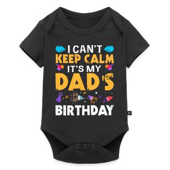 I can't stay calm, it's the - Baby Premium short-sleeve bodysuit - black - Front