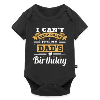 I can't stay calm, it's the - Baby Premium short-sleeve bodysuit - black - Front