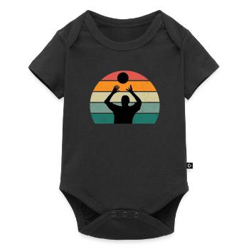 Volleyball Player Schmetterball Volley Volleyball - Baby Premium short-sleeve bodysuit - black - Front