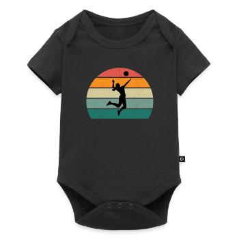 Volleyball Player Schmetterball Volley Volleyball - Baby Premium short-sleeve bodysuit - black - Front