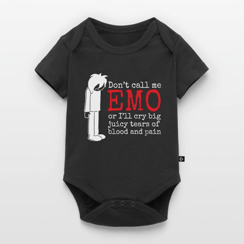 Nenn mich nicht EMO oder ich werde große saftige Tränen von b weinen Baby Premium Kurzarmbody